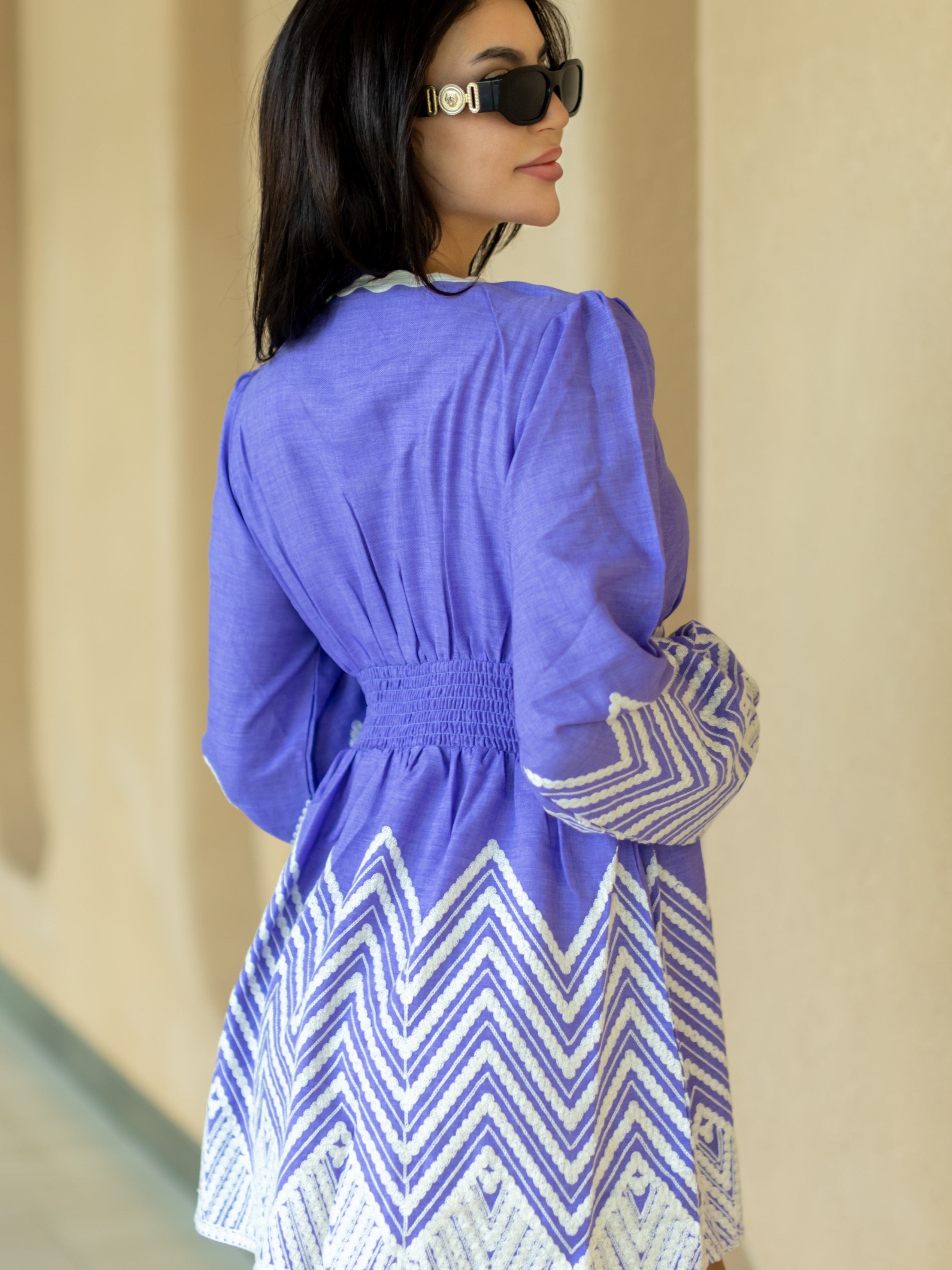 Lilac Chevron Set