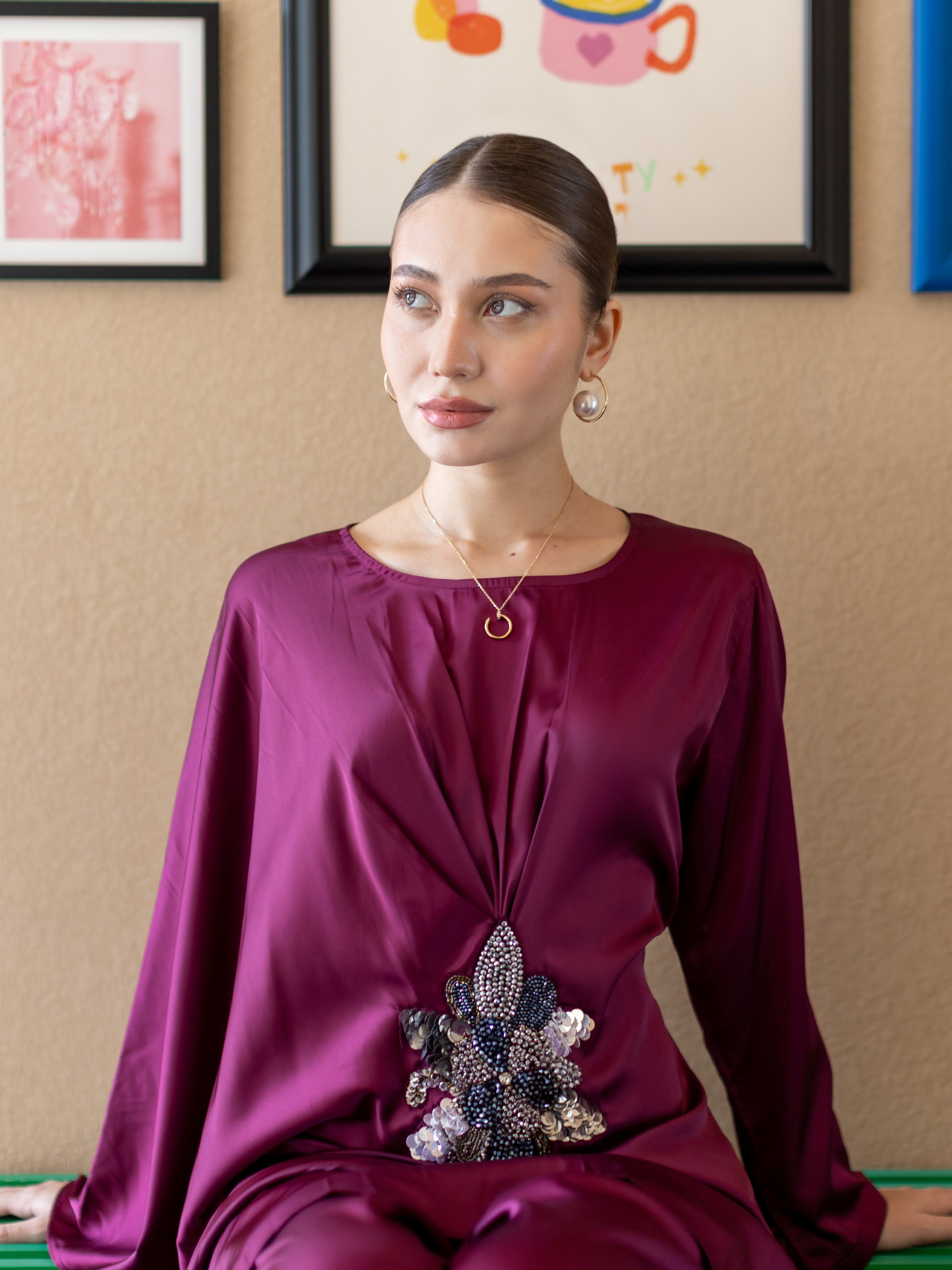 Wine Draped Set