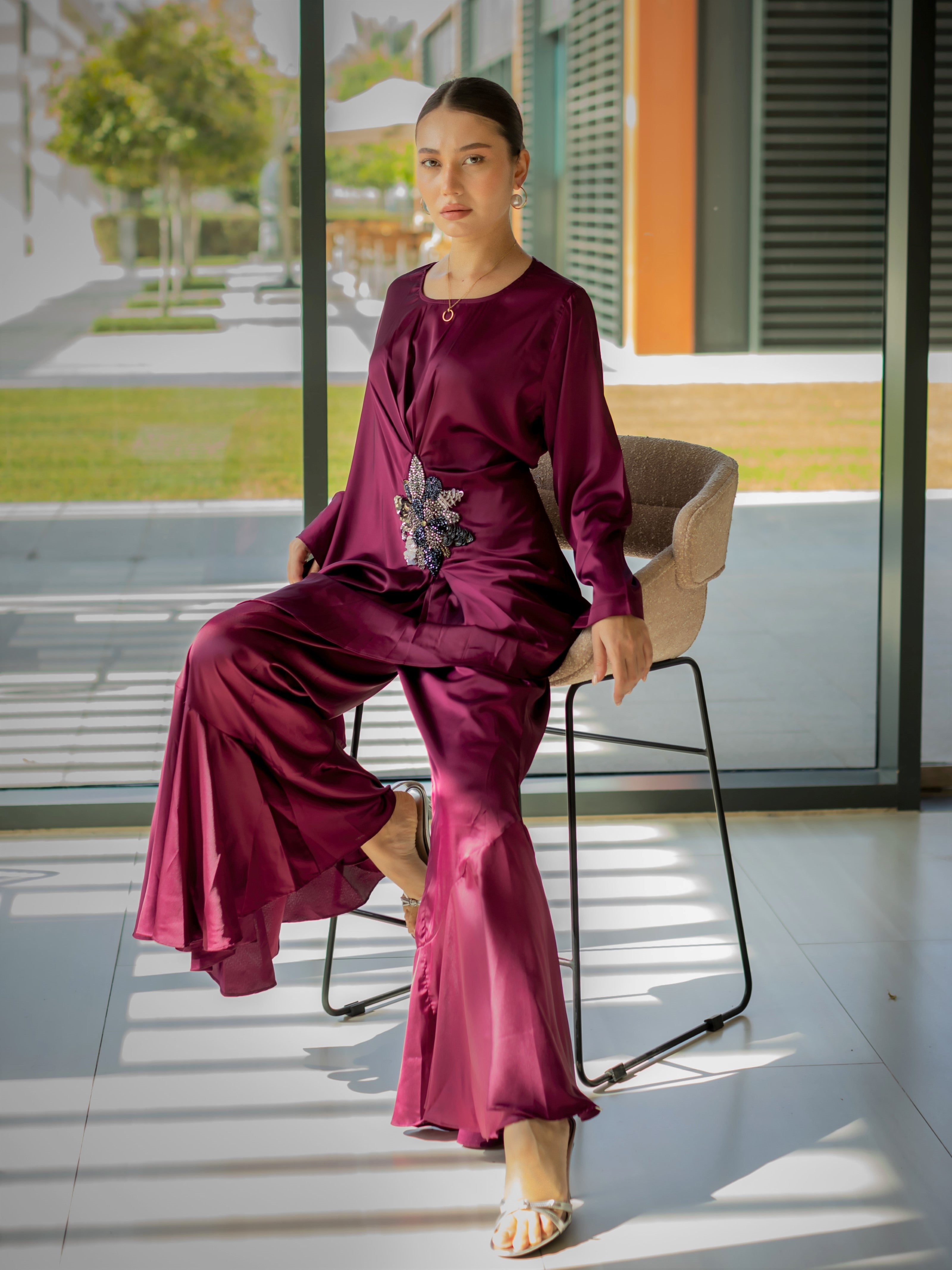 Wine Draped Set