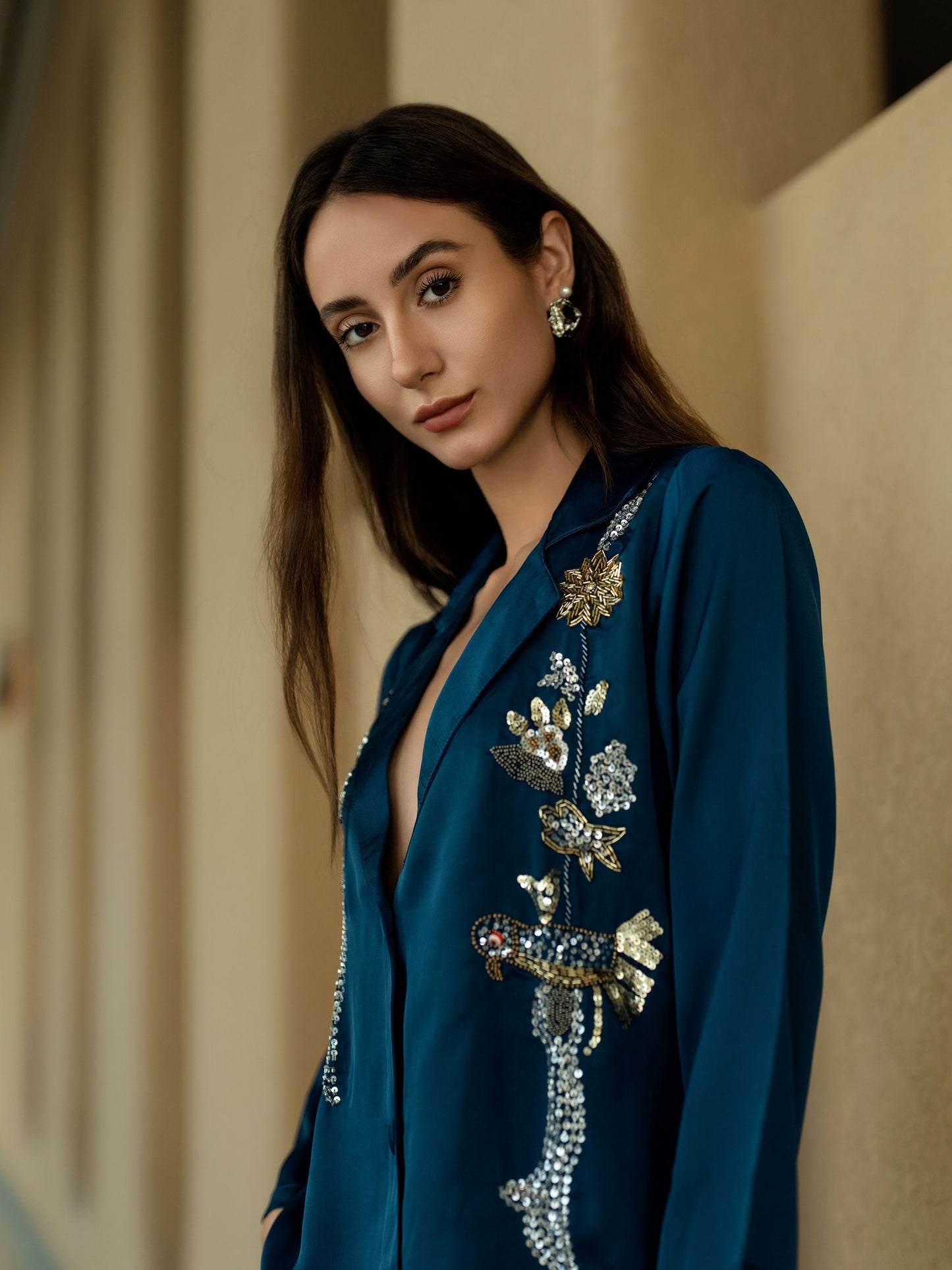 Midnight Teal Co-ord Set