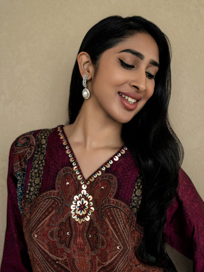 Paisley inspired printed Coordset