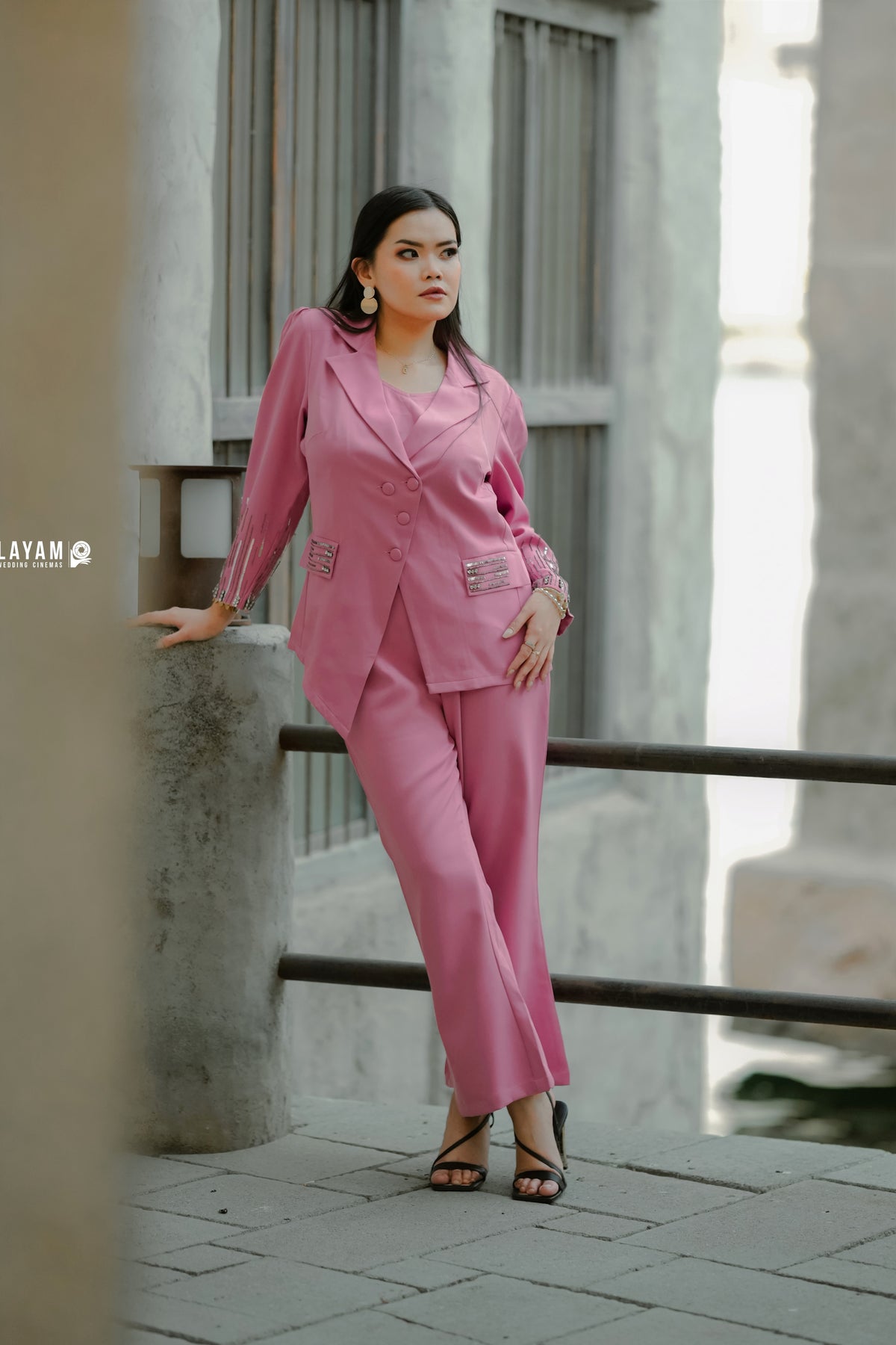 Handwork Blazer set with bustier