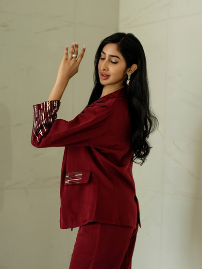 Handwork Blazer set with bustier
